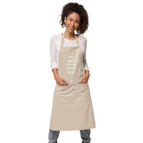 Classic Soulstar Mom Names Organic Cotton Apron