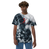 Luxe Soulstar Oversized Embroidered Tie-Dye T-Shirt