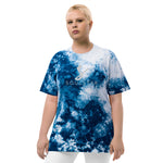 Luxe Soulstar Oversized Embroidered Tie-Dye T-Shirt