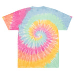 Luxe Soulstar Oversized Embroidered Tie-Dye T-Shirt