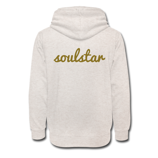 Classic Soulstar Shawl Collar Hoodie - heather oatmeal