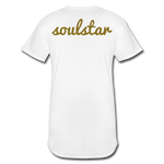 Classic Soulstar Men’s Long Body Urban Tee - white