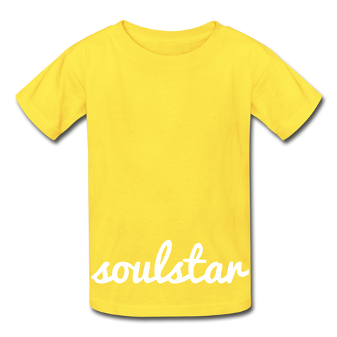 Classic Soulstar Youth Tagless T-Shirt - yellow