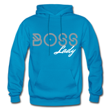 BOSS Lady Heavy Blend Adult Hoodie - turquoise