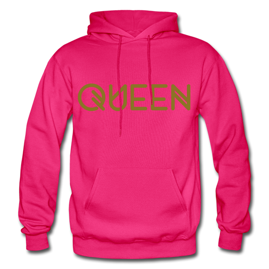 QUEEN Heavy Blend Adult Hoodie - fuchsia