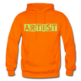 ARTIST Heavy Blend Adult Hoodie - orange