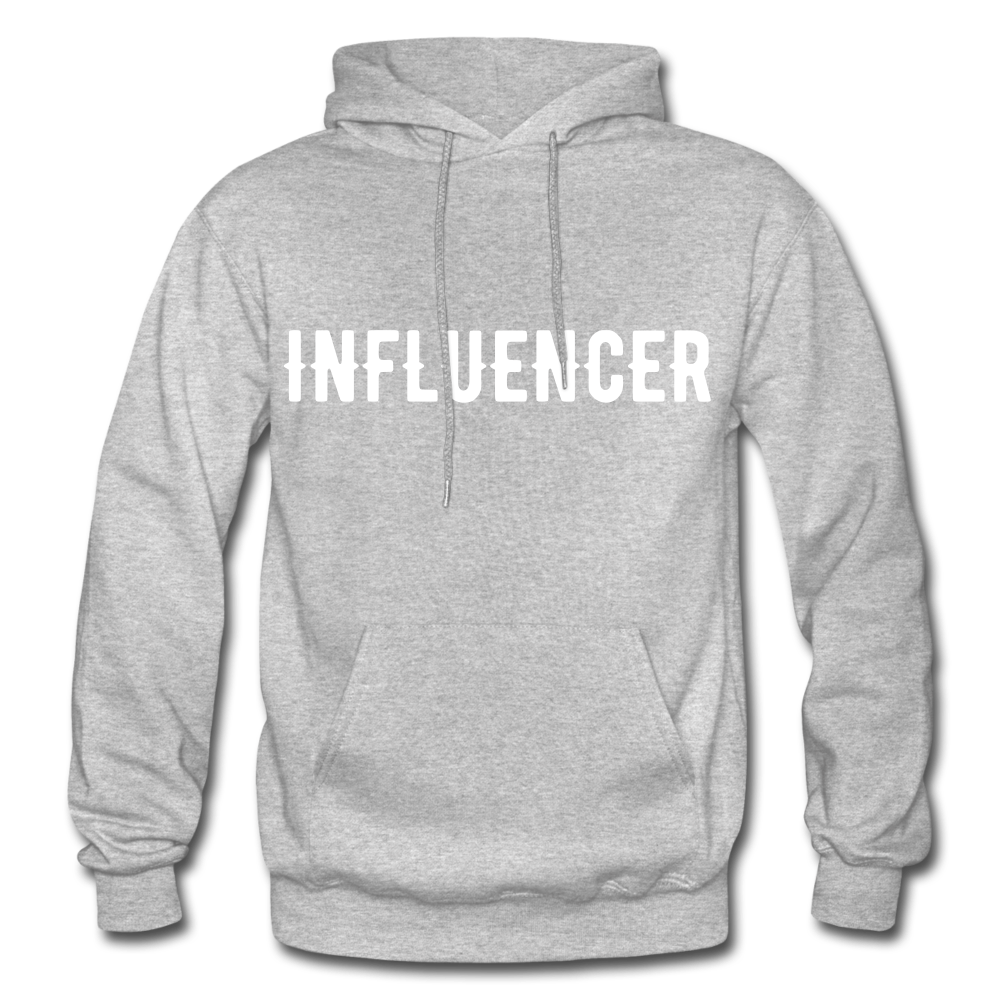 INFLUENCER Heavy Blend Adult Hoodie - heather gray
