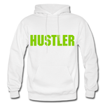 HUSTLER Heavy Blend Adult Hoodie - white