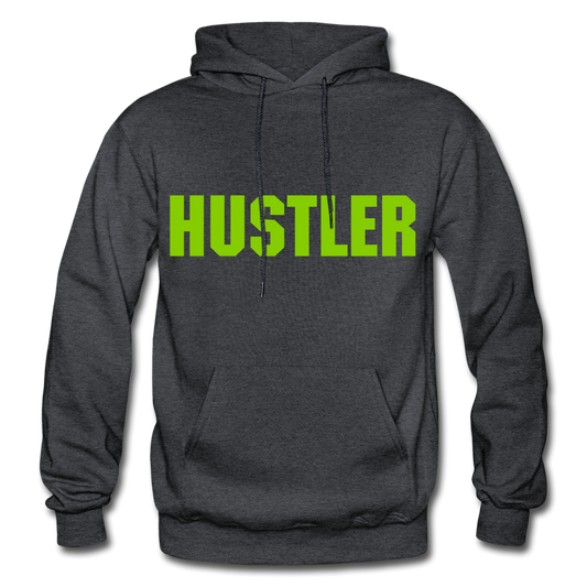 HUSTLER Heavy Blend Adult Hoodie - charcoal gray