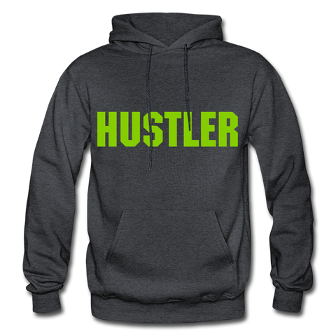 HUSTLER Heavy Blend Adult Hoodie - charcoal gray