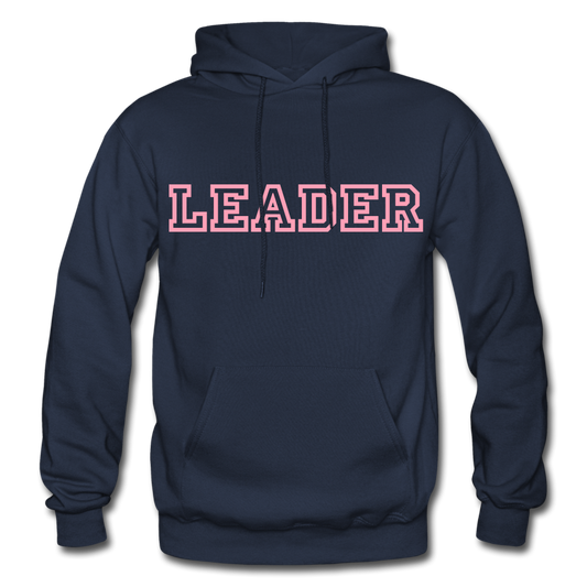 LEADER Heavy Blend Adult Hoodie - navy