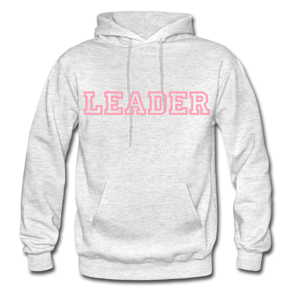 LEADER Heavy Blend Adult Hoodie - light heather gray