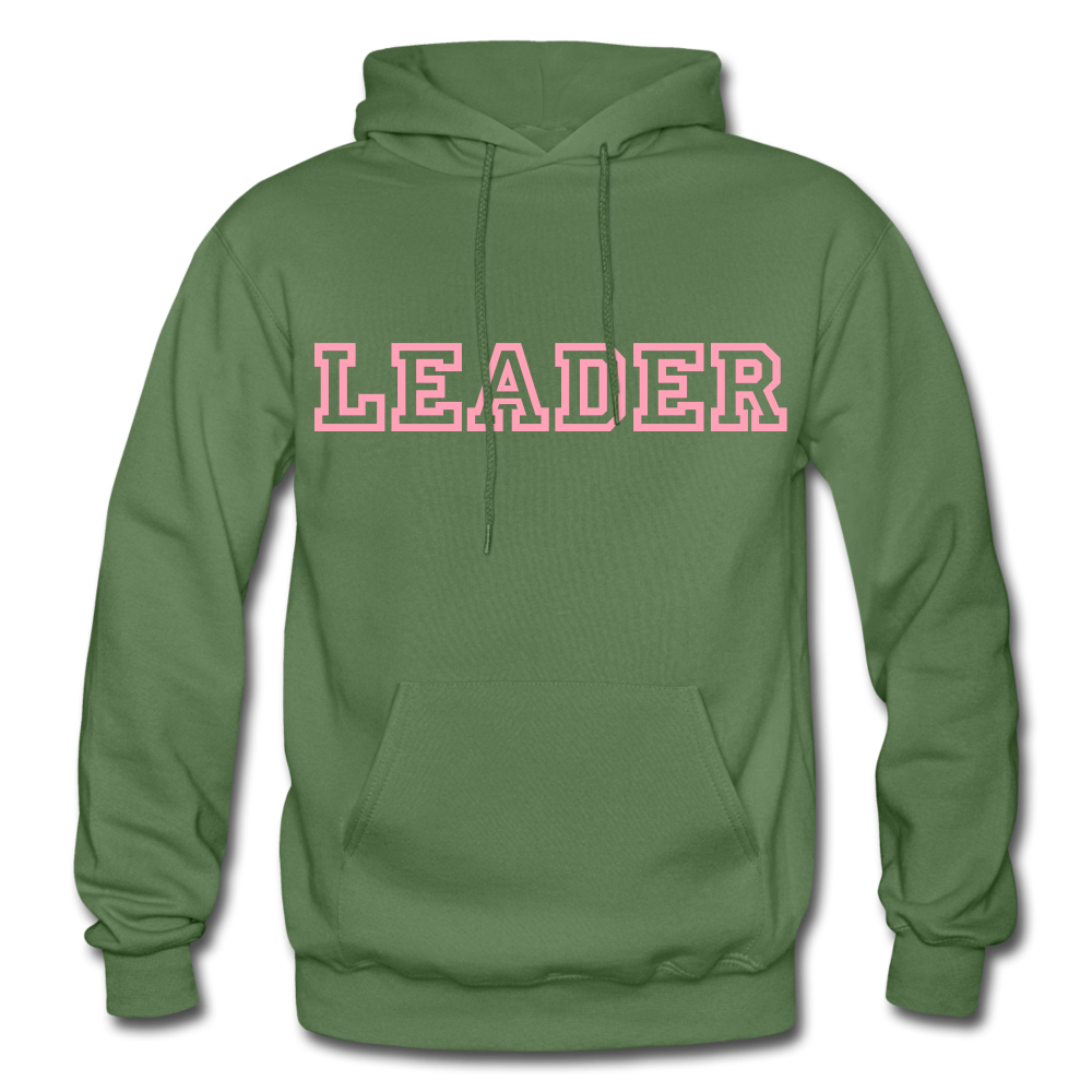 LEADER Heavy Blend Adult Hoodie - military green