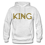 KING Heavy Blend Adult Hoodie - light heather gray