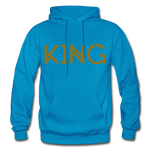 KING Heavy Blend Adult Hoodie - turquoise