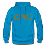 KING Heavy Blend Adult Hoodie - turquoise