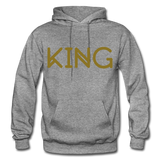 KING Heavy Blend Adult Hoodie - graphite heather