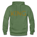 KING Heavy Blend Adult Hoodie - military green