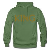 KING Heavy Blend Adult Hoodie - military green