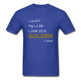 GOLDEN Adult T-Shirt - royal blue