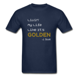 GOLDEN Adult T-Shirt - navy
