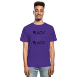 Black Is the New Black Adult T-Shirt - purple