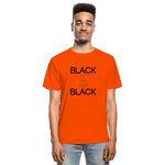 Black Is the New Black Adult T-Shirt - orange