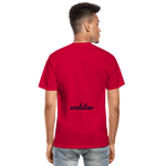 Black Is the New Black Adult T-Shirt - red