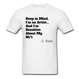 I'm An Artist Adult T-Shirt - white