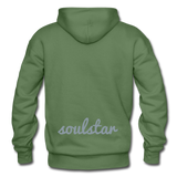 Pretty & Petty Adult Hoodie - military green