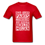 Fashion Capitals Ultra Cotton T-Shirt - red