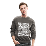 Fashion Capitals Crewneck Sweatshirt - asphalt gray