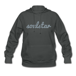 Classic Soulstar Metallic Women's Hoodie - asphalt