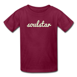 Classic Soulstar Glow-in-the-Dark Kids' T-Shirt - burgundy