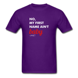 Ain't Baby Unisex T-Shirt - purple