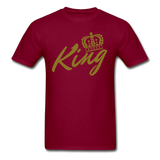 King Crown Unisex Classic T-Shirt - burgundy