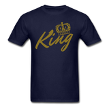 King Crown Unisex Classic T-Shirt - navy