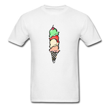 Ice Cream Cone Unisex Classic T-Shirt - white