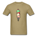 Ice Cream Cone Unisex Classic T-Shirt - khaki