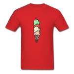 Ice Cream Cone Unisex Classic T-Shirt - red