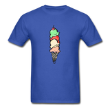 Ice Cream Cone Unisex Classic T-Shirt - royal blue