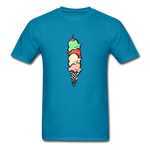 Ice Cream Cone Unisex Classic T-Shirt - turquoise