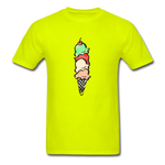 Ice Cream Cone Unisex Classic T-Shirt - safety green