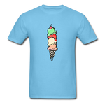 Ice Cream Cone Unisex Classic T-Shirt - aquatic blue