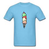 Ice Cream Cone Unisex Classic T-Shirt - aquatic blue