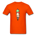 Ice Cream Cone Unisex Classic T-Shirt - orange