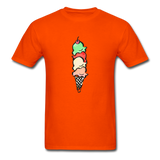 Ice Cream Cone Unisex Classic T-Shirt - orange