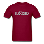 Iconic Glitz Unisex Classic T-Shirt - burgundy
