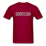Iconic Glitz Unisex Classic T-Shirt - dark red