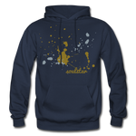 Soulstar Splatter Unisex Heavy Blend Hoodie - navy